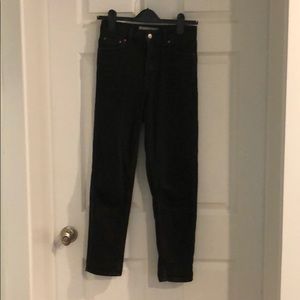 Topshop Moto Mom jeans black size 26